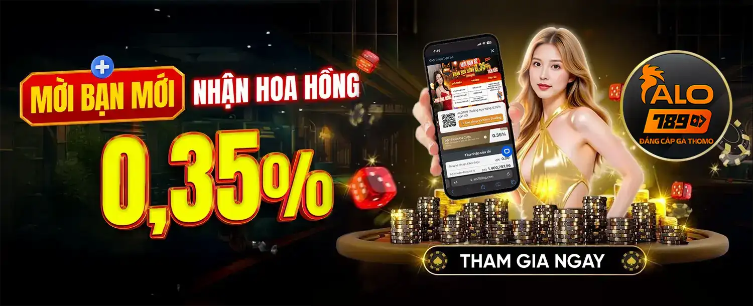Mời bạn mới nhận hoa hòng 0,35%